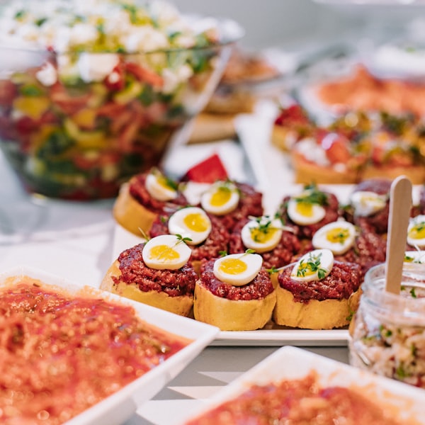 Buffet réception